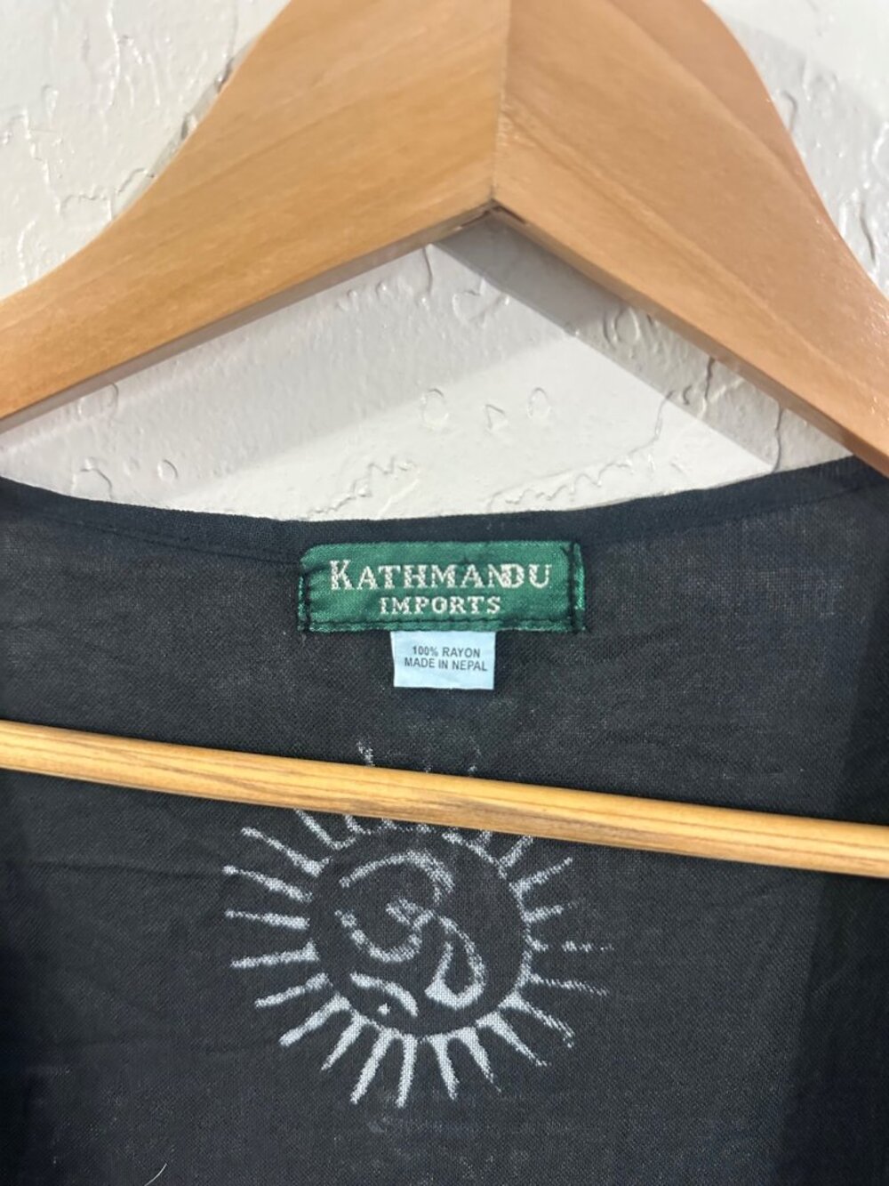 Kathmandu Imports Hippie boho Whimsigoth Short Sleeved Kimono Wrap - Picture 7 of 8